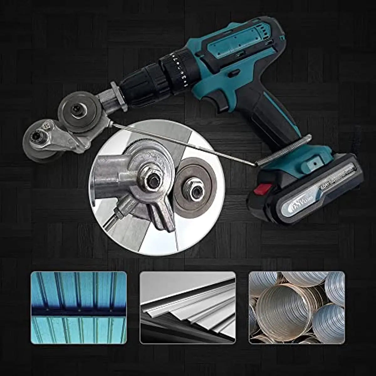 Toolsilux™ Electric Drill Plate Cutter Metal Sheet