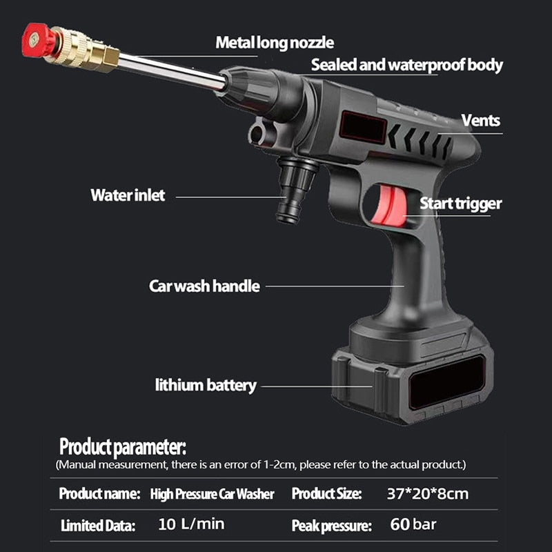 Toolsilux™ SuperSpray High Pressu Washing Gun  